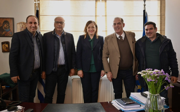 Δήμος Δέλτα: Συνάντηση της Γερακίνας Μπισμπινά με τον Μιχάλη Σταυριανουδάκη