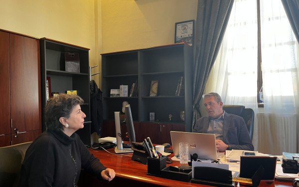 Χαλκιδική: Συνάντηση του Γιώργου Εμμανουήλ με την Κυριακή Μάλαμα