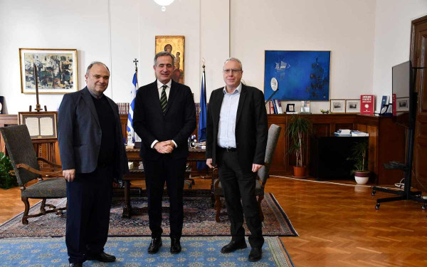 Θεσσαλονίκη: Συνάντηση του ΥΜΑΘ Στ. Κωνσταντινίδης με τον πρόεδρο του ΑΣΕΠ Θ. Παπαϊωάννου