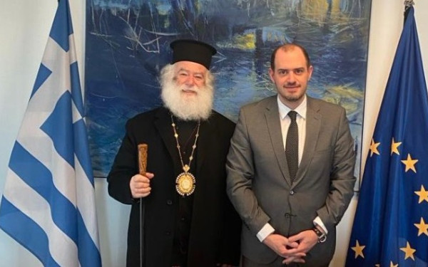 Συνάντηση Γ. Κώτσηρα με τον Πατριάχη Αλεξανδρείας