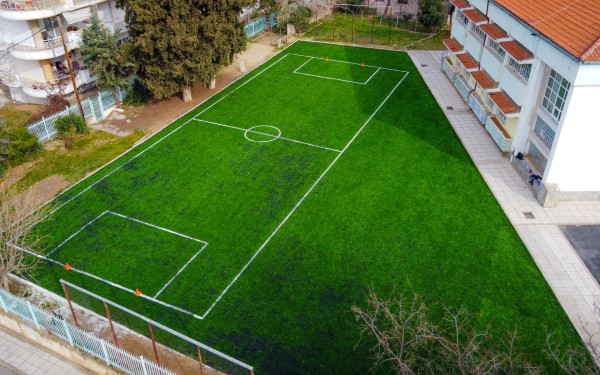 Κιλκίς: Σχολικές αυλές με αναβαθμισμένες αθλητικές εγκαταστάσεις (φωτ.)