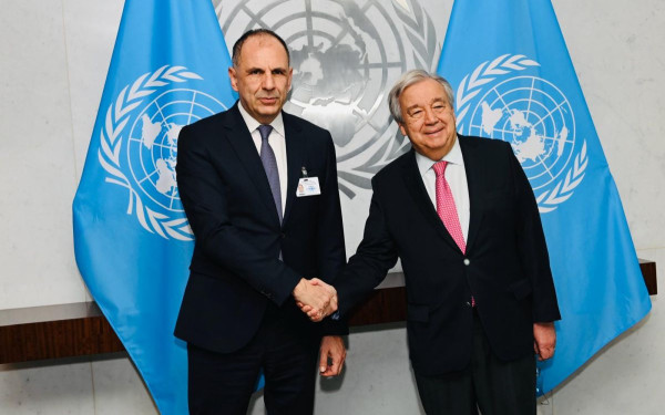 Συνάντηση Γεραπετρίτη-Γκουτέρες στη Νέα Υόρκη