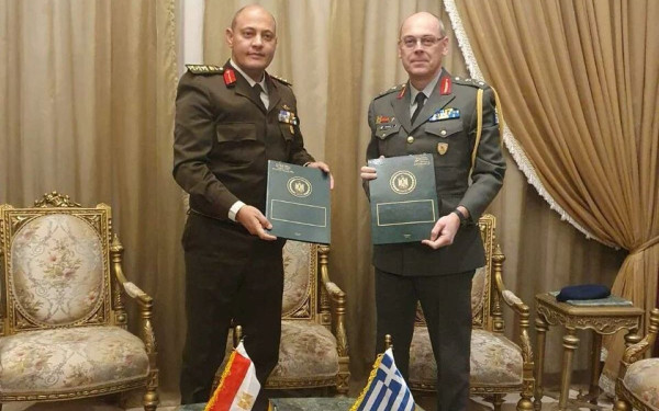 Υπεγράφη πρόγραμμα στρατιωτικής συνεργασίας Ελλάδας και Αιγύπτου