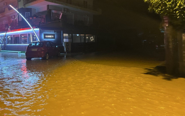 Κατερίνη: Ζημιές από τις πλημμύρες και το χαλάζι - Πού προκλήθηκαν προβλήματα