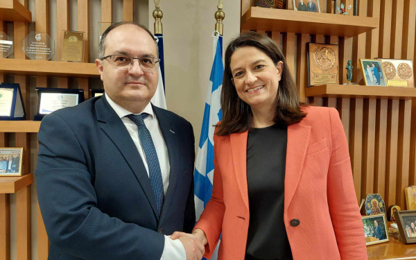 Στο δημαρχείο Κιλκίς η Νίκη Κεραμέως - Όσα συζήτησε με τον δήμαρχο