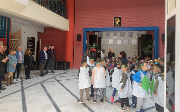 Μήνυμα για την ενίσχυση της ανακύκλωση έστειλαν μαθητές από το δημαρχείο Κορδελιού - Ευόσμου