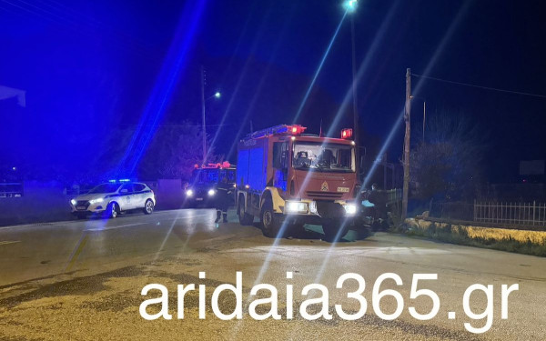 Θανατηφόρο τροχαίο στην Αλμωπία: Νεκροί δύο 20χρονοι - Ένας σοβαρά τραυματίας