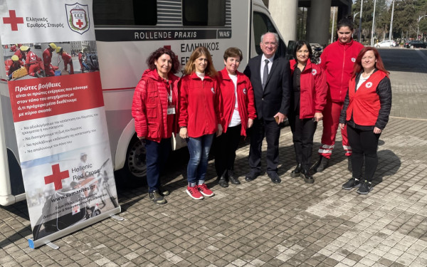 Πρωτοβάθμια φροντίδα υγείας από το  Ελληνικό Ερυθρό Σταυρό στη Θεσσαλονίκη