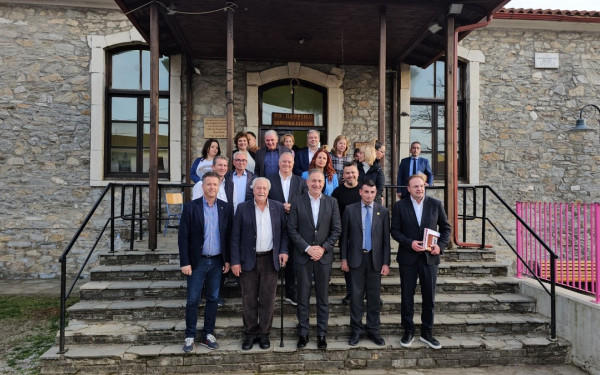 Χαλκιδική: Επίσκεψη του ΥΜΑΘ Στ. Κωνσταντινίδη στους Δήμους Σιθωνίας και Αριστοτέλη