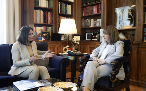 Συνάντηση ΠτΔ με την αρχηγό της αντιπολίτευσης της Δημοκρατίας της Λευκορωσίας