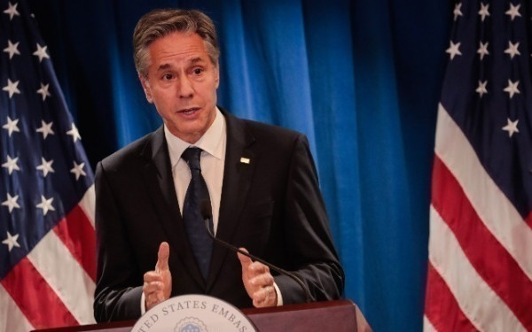 Περιοδεία υπ’ αριθμόν 8 στη Μέση Ανατολή για τον Μπλίνκεν - Στο Ισραήλ σήμερα για το σχέδιο κατάπαυσης του πυρός στη Λωρίδα της Γάζας