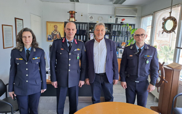 Συνάντηση του δημάρχου Θέρμης με την ηγεσία ΕΛ.ΑΣ. και Τροχαίας στη Θεσσαλονίκη