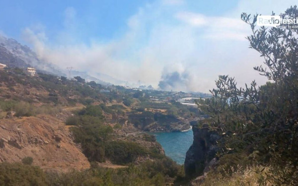 Οριοθετήθηκε η πυρκαγιά στο Λασίθι (βίντεο)