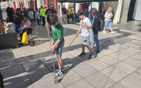 Καθαρισμός Αριστοτέλους - Αγγελούδης: Η καθαριότητα της πόλης είναι υπόθεση όλων των Θεσσαλονικέων (βίντεο, φωτ.)