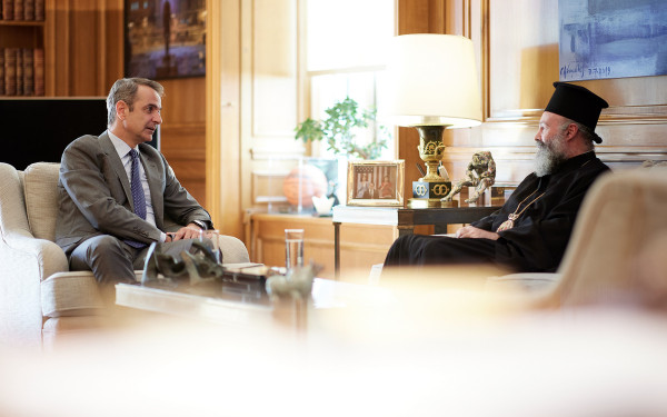 Συνάντηση Μητσοτάκη με τον αρχιεπίσκοπο Αυστραλίας, Μακάριο