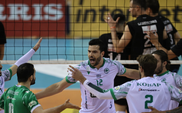 Βόλεϊ: Ο Παναθηναϊκός πέρασε με 3-0 από την έδρα του ΠΑΟΚ στον πρώτο τελικό του Λιγκ Καπ «Νίκος Σαμαράς» (βίντεο)