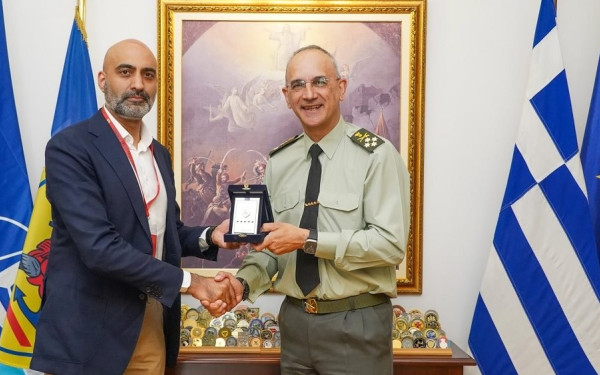 Συνάντηση Αρχηγού ΓΕΕΘΑ με τον Managing Director του Defence Innovation Accelerator for the North Atlantic του ΝΑΤΟ