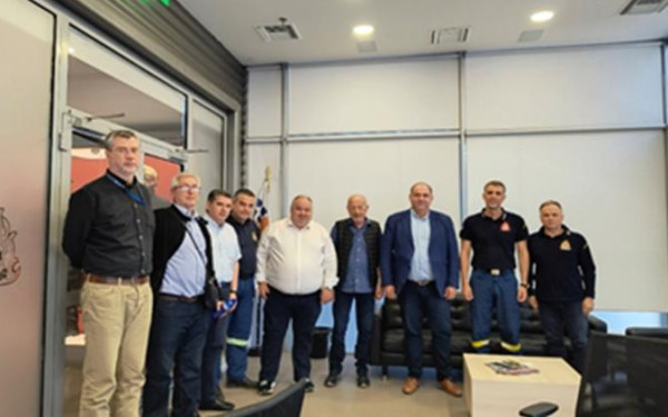 Συνάντηση αντιπροσωπείας του ΓΕΩΤ.Ε.Ε. με τον Γενικό Γραμματέα Πολιτικής Προστασίας και αξιωματούχους της Διεύθυνσης Δασοπυρόσβεσης