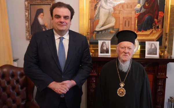 Με τον Οικουμενικό Πατριάρχη Βαρθολομαίο συναντήθηκε ο Κυρ. Πιερρακάκης