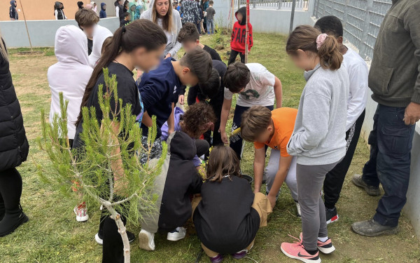 Δήμος Δέλτα: Δενδροφύτευση στην αυλή του 2ου Δημοτικού Σχολείου Νέας Μαγνησίας (φωτ.)