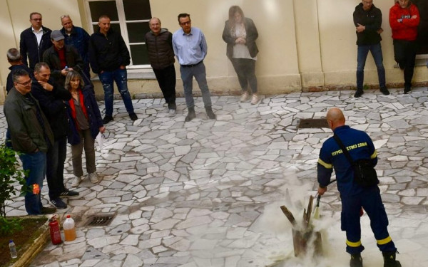 Ενημέρωση των στελεχών του ΥΜΑΘ για θέματα πυρασφάλειας