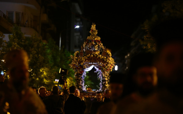 Θεσσαλονίκη: Η συνάντηση των πέντε Επιταφίων από ψηλά - Εντυπωσιακό βίντεο
