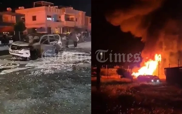 Κύπρος: Ανάσταση με επεισόδια και επίθεση σε αστυνομικούς - Έκαψαν περιπολικό (βίντεο, φωτ.)