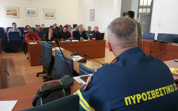 Άσκηση ετοιμότητας στον Δήμο Πολυγύρου, για οργανωμένη εκκένωση οικισμού σε περίπτωση δασικής πυρκαγιάς