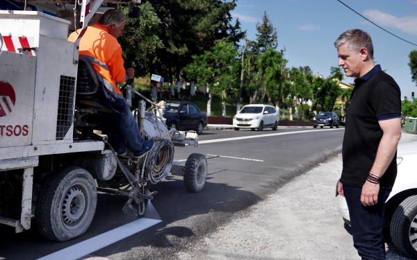 Ολοκληρώθηκε η ανακατασκευή της κεντρικής οδικής αρτηρίας που συνδέει την Περαία με τη Ν. Μηχανιώνα