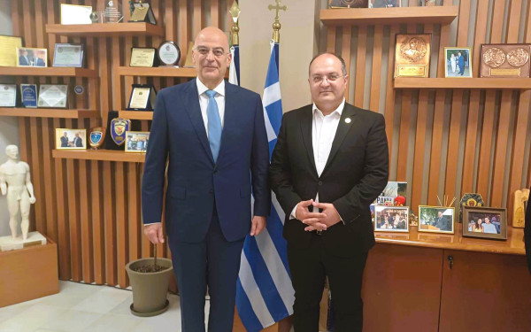 Στο δημαρχείο Κιλκίς ο Νίκος Δένδιας - Δείτε φωτογραφίες