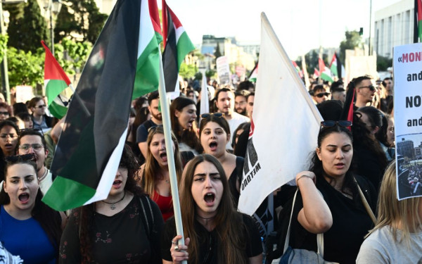 Οι Έλληνες φοιτητές στο πλευρό της Παλαιστίνης: Απόψε η ολονύκτια διαμαρτυρία σε Λευκό Πύργο και Προπύλαια