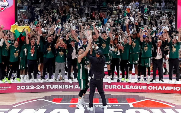 Μπάσκετ: Πρωταθλητής Ευρώπης για έβδομη φορά ο συγκλονιστικός Παναθηναϊκός (βίντεο)