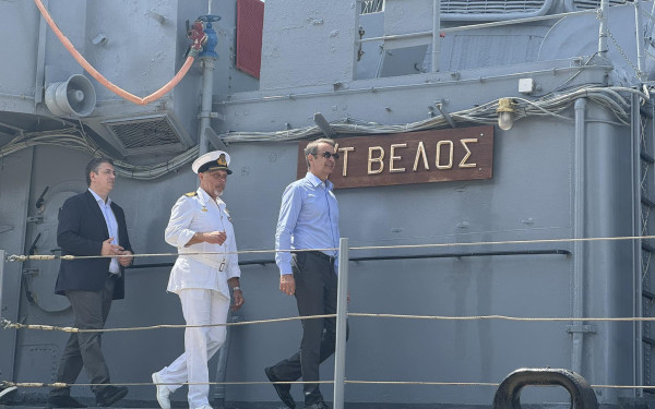 Μητσοτάκης: «Το Βέλος είναι ένα ιστορικό πλοίο, θα παραμείνει στη Θεσσαλονίκη» (βίντεο, φωτ.)