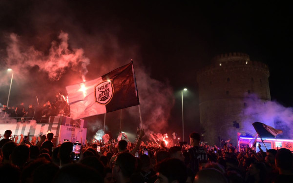 Θεσσαλονίκη: Πέντε συλλήψεις οπαδών του ΠΑΟΚ πριν και μετά τον αγώνα με τον Άρη