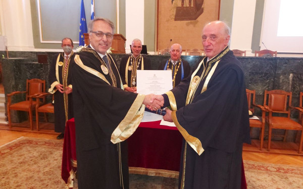 Ο πρωτοπόρος Aristide Fausto Massardo τιμήθηκε από το τμήμα Μηχανολόγων Μηχανικών του ΑΠΘ