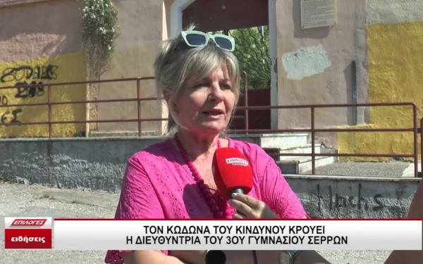 Σέρρες: Τον κώδωνα του κινδύνου κρούει η διευθύντρια του 3ου Γυμνασίου (βίντεο)