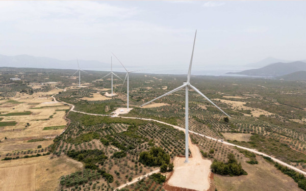 EDPR: Εγκαινιάσθηκε το αιολικό πάρκο "Ερημιά" στη Μαλεσίνα Φθιώτιδας