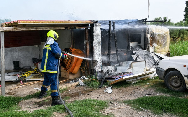 Ηλεία: Ξανά στις φλόγες το σπίτι το σπίτι του δολοφόνου της 11χρονης