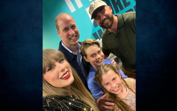 Βρετανία: Η Τέιλορ Σουίφτ έβγαλε σέλφι με τον πρίγκηπα Ουίλιαμ και δύο από τα παιδιά του