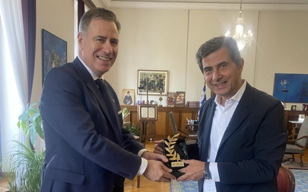 Θεσσαλονίκη: Συνάντηση Κ. Γκιουλέκα με τον πρύτανη του ΔΙ.ΠΑ.Ε. Στ. Αγγελόπουλο