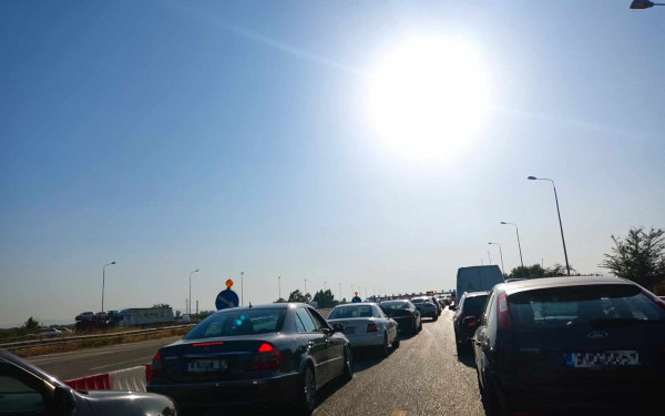 Καθυστερήσεις στα διόδια των Μαλγάρων μετά από διαδοχικές καραμπόλες