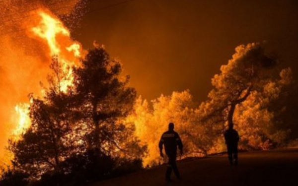 Πυρκαγιά σε κατοικημένη περιοχή στα Καρδαμίτσια Ιωαννίνων