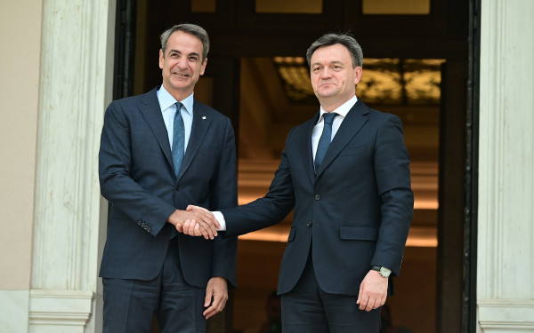 Μητσοτάκης: Η Ελλάδα στήριξε και στηρίζει την ενταξιακή προοπτική της Μολδαβίας