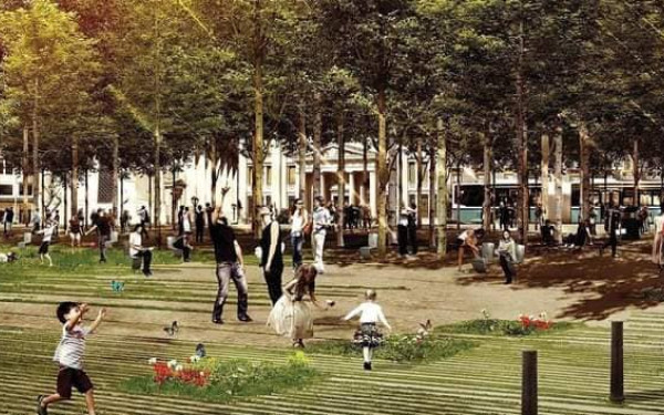 Θεσσαλονίκη: Στο τελικό στάδιο το έργο της ανάπλασης και της δημιουργίας πάρκου μνήμης στην πλατεία Ελευθερίας