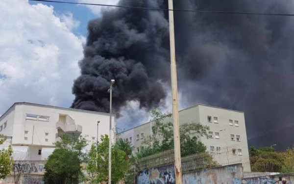 Δράμα: Άμεση αντιμετώπιση φωτιάς στο Νοσοκομείο