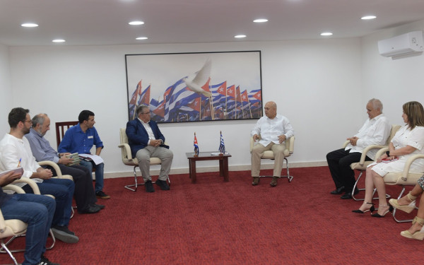 Συναντήσεις της αντιπροσωπείας του ΚΚΕ στην Κούβα