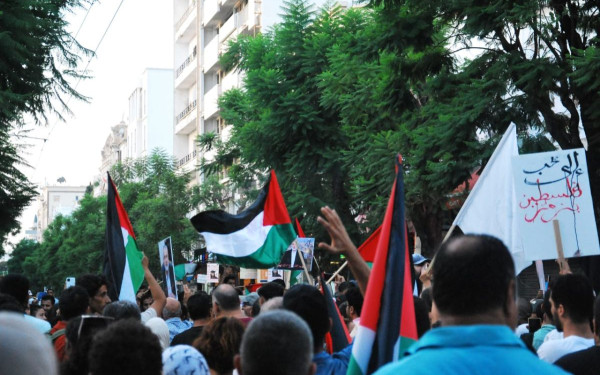 Δολοφονία Χανίγια: Διαδηλώσεις υπέρ των Παλαιστινίων στο Μαρόκο και στην Τυνησία μετά τον θάνατό του (φωτ.)