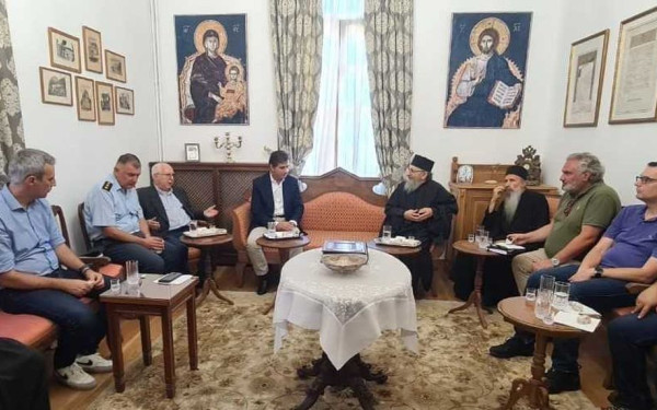 Επίσκεψη Γκιουλέκα στο Άγιο Όρος (φωτ.)