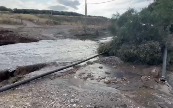Προβλήματα σε περιοχές της Ηλείας προκάλεσε το κύμα κακοκαιρίας