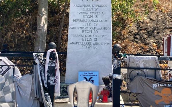 Ανατριχίλα: Το τρόπαιο του πρωταθλητή ΠΑΟΚ πήγε στα Τέμπη